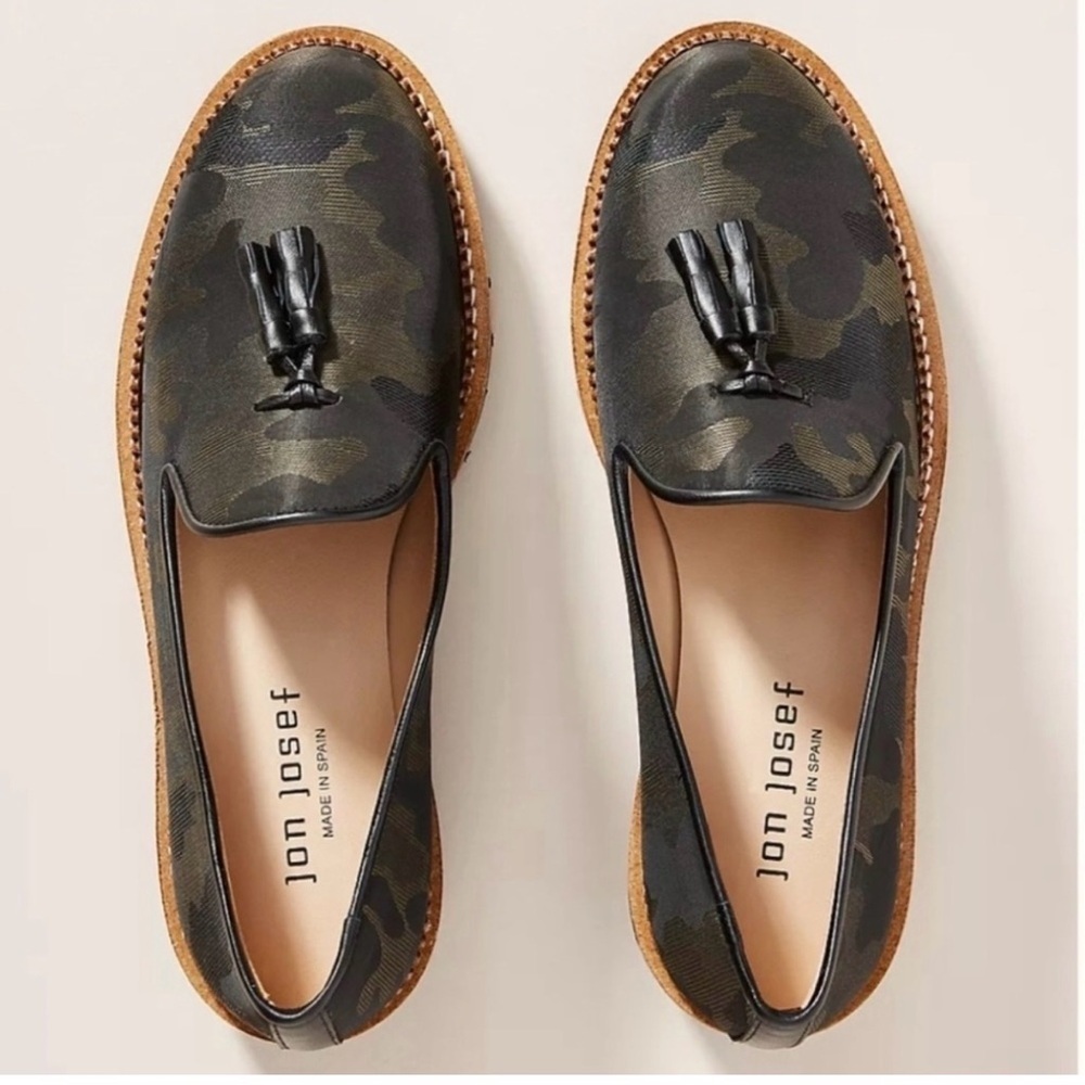 New Jon Josef Gogo Heeled Loafers sold on anthropologie